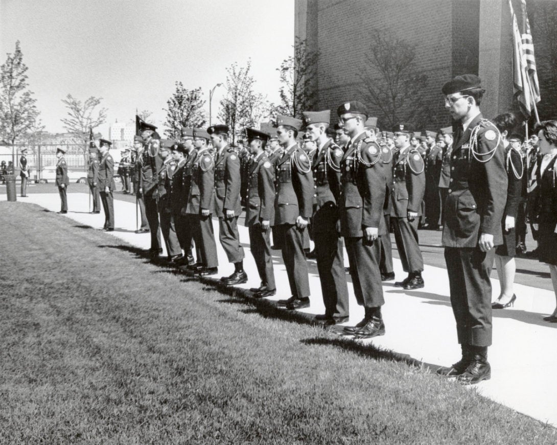 Vintage UIC ROTC picture